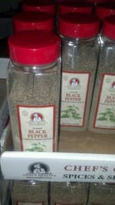 Chef's Quality Ground Black Pepper