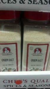 Chef's Quality Onion Salt 32 oz 