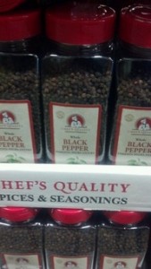 Chef's Quality Whole Black Pepper