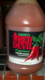 Trappey's Red Devil Cayenne Sauce 1 gallon